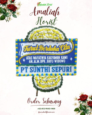 Papan Bunga Duka di Bobotsari