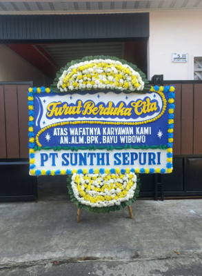 Papan Bunga Duka di Bobotsari