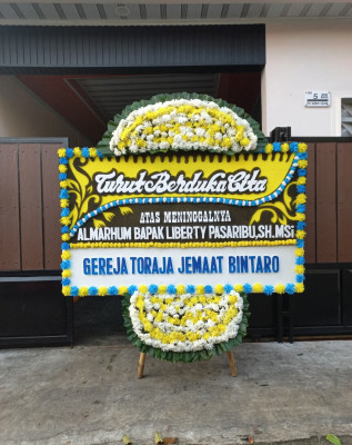 Papan Bunga Duka di Bobotsari