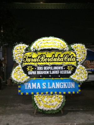 Papan Bunga Duka di Bobotsari